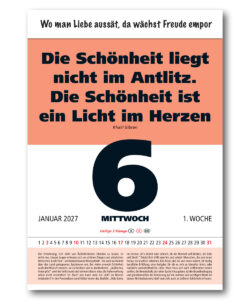Sprüchekalender _ Spruch des Tages_ Impuls-Kalender _ Advent